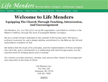 Tablet Screenshot of lifemender.org